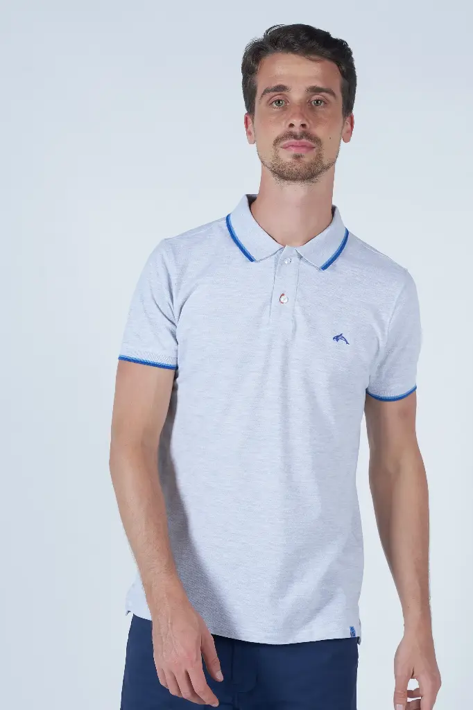 Grey Sea whale Everything Whale Be Okay Polo