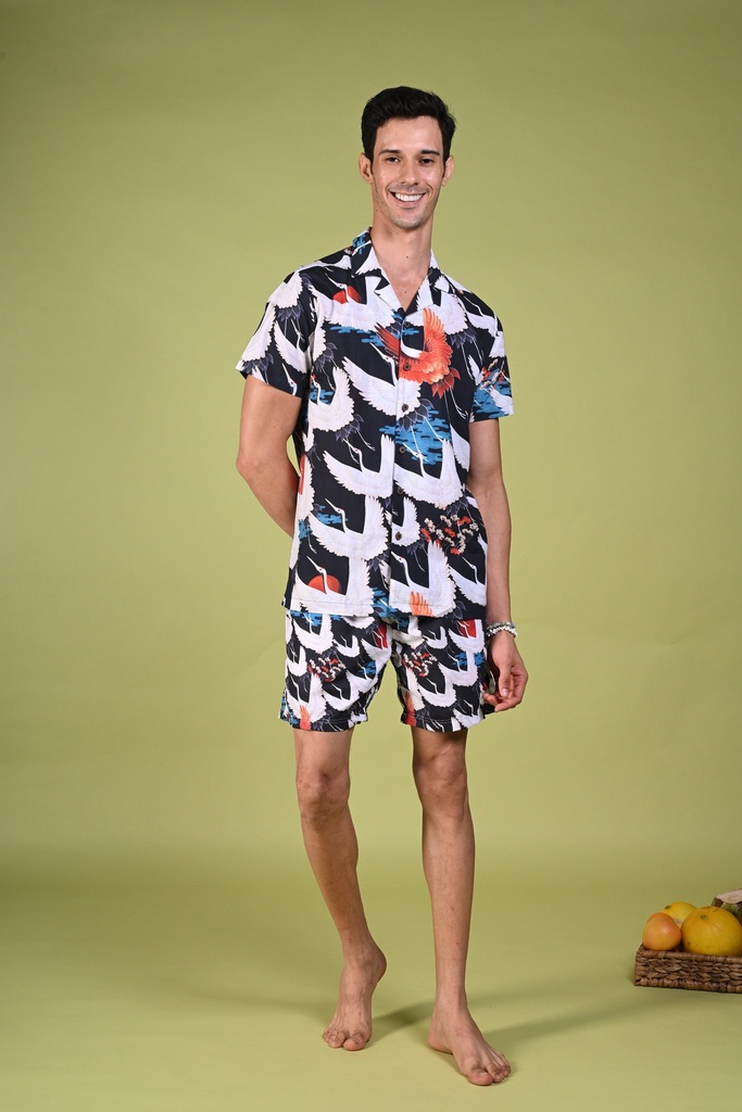 Tropical Flight
Sunset n' Seabirds Resort Shirt- Sky Captain