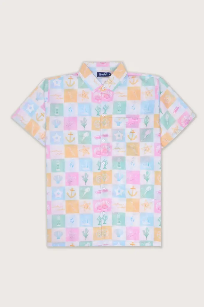 Under the Coral Sky Hawaiian Shirt- Multicolour