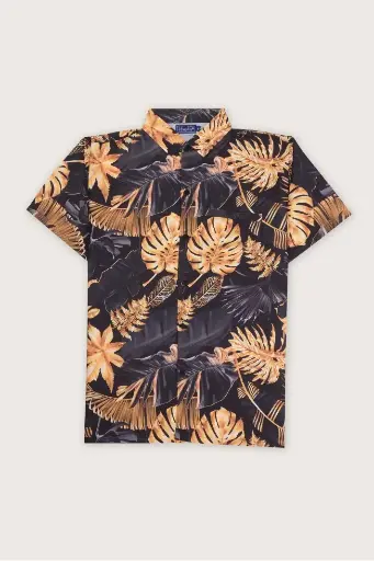 Drippin' in Gold Hawaiian Shirt- Men