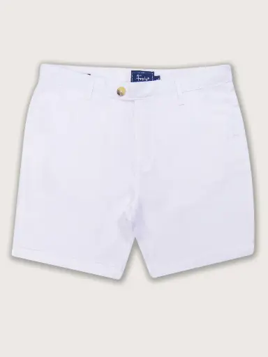 Minimalist Magic Pure Linen Short- Bright white